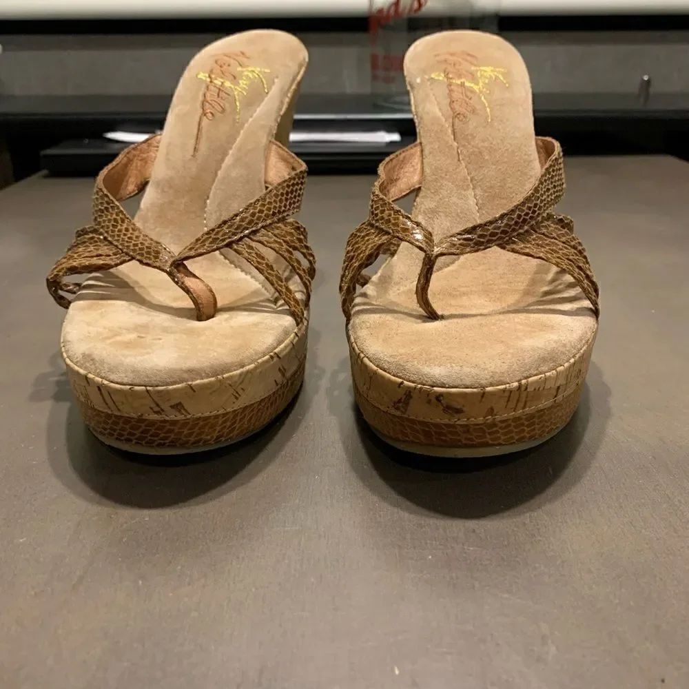 Very volatile Block Heal sandals - Picture 2 of 7